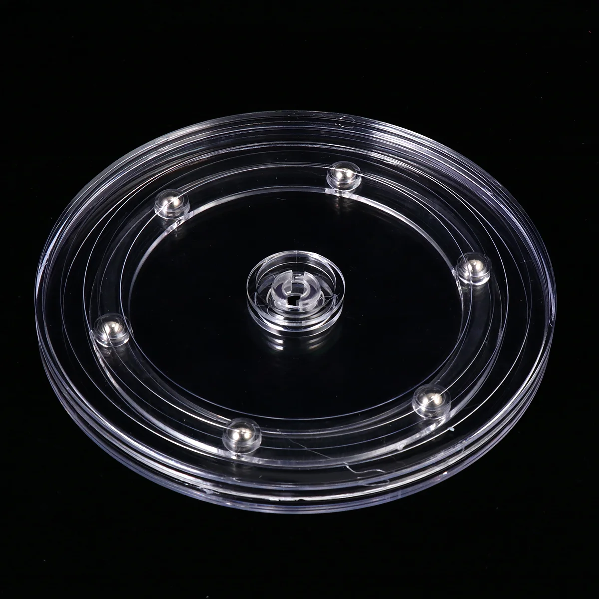 

8 Inches Round Cake Stand Shelf Bracket Rotating Cake Holder Wedding Decorations Acrylic Cake Turntable Manual Baking Cake Stand