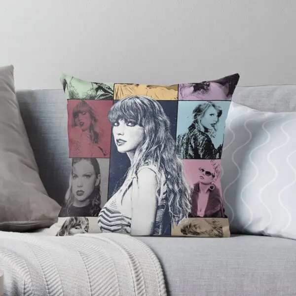 

The Eras Tour Printing Throw Pillow Cover Hotel Home Comfort Decorative Bed Anime Cushion Waist Office Case Pillows not include
