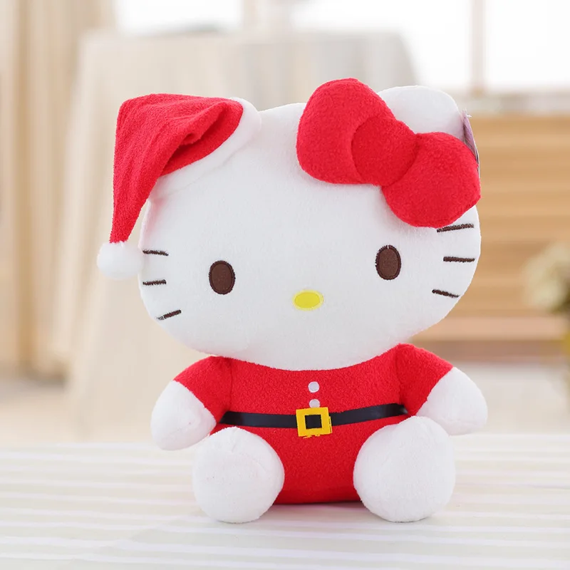 

Sanrios Kawaii My Melody Hello Kittys Cinnamoroll Cute Cartoon Anime Plush Doll Christmas Elk Plush Toys Children's Gift