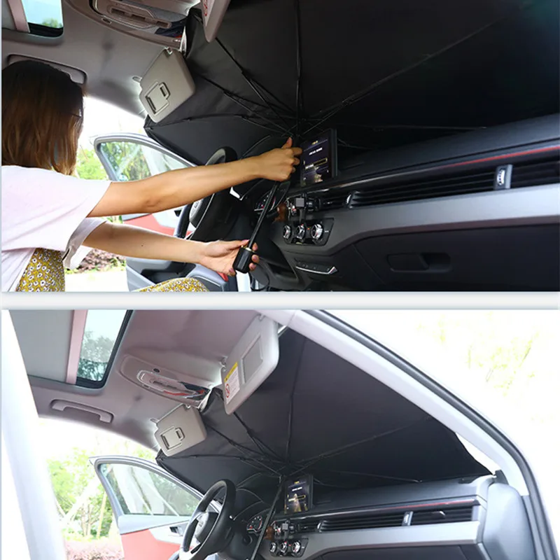 

Солнцезащитный козырек на лобовое стекло автомобиля, солнцезащитный козырек для автомобиля, летняя защита, теплоизоляционная ткань, склад...