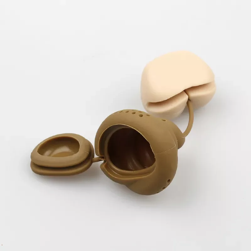 

New 1PC Silicone Tea Filter Creative Poop Shape Coffee Filter Reusable Teapot Diffuser Strainer Tea Set Accessories