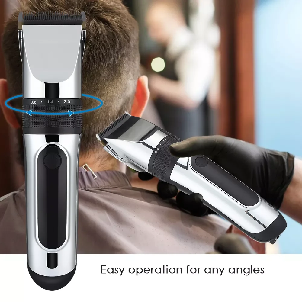 

NEW2023 Men Hair Clippers Cordless Beard Trimmer 2 Speed Haircut Grooming Kit Rechargeable Full Body Waterproof Hair Cutting