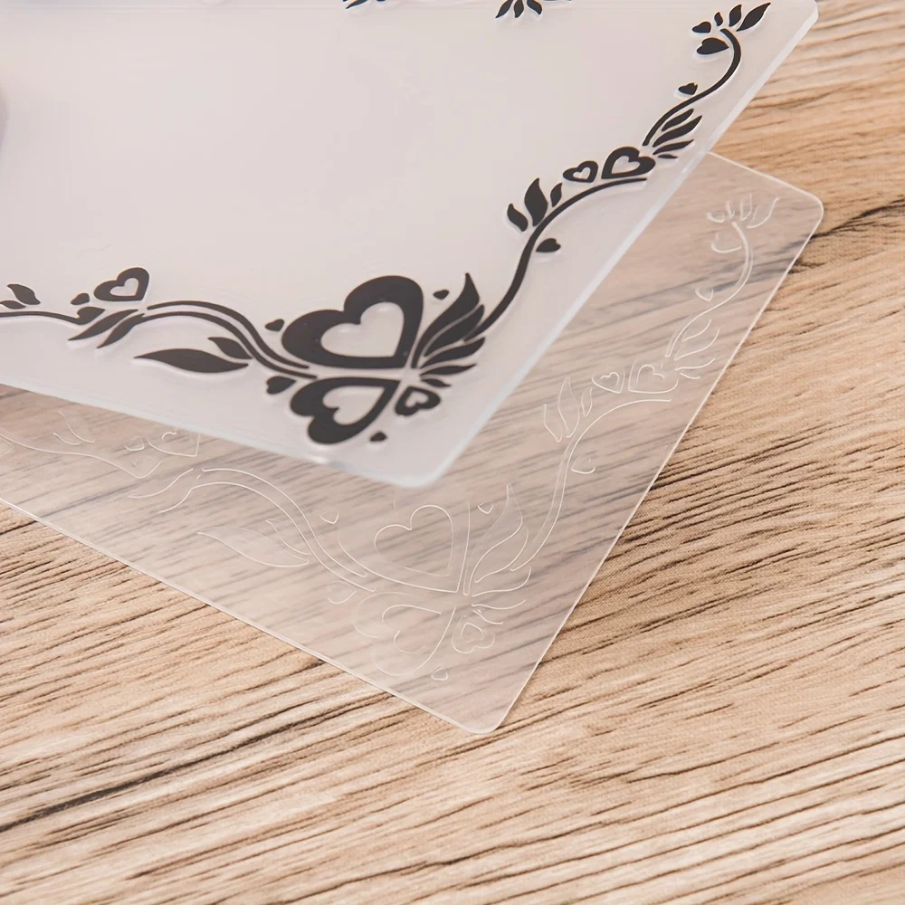 Пластиковый 3D шаблон для тиснения сделай сам скрапбукинг бумажное ремесло