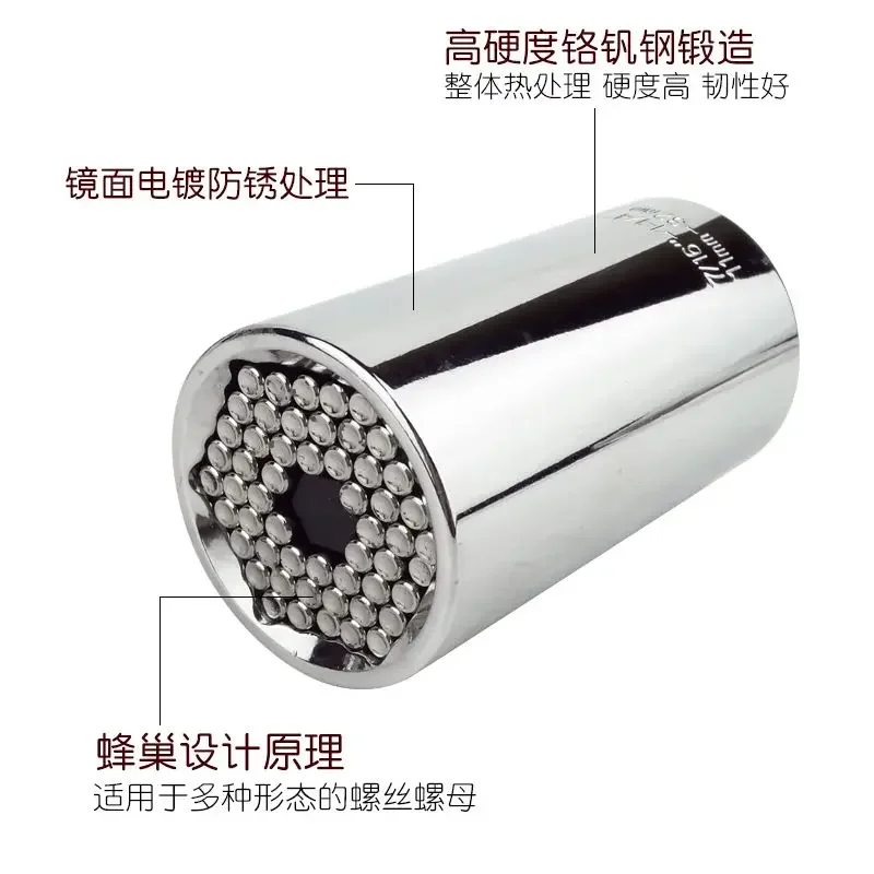 Набор многофункциональных торцевых ключей с быстрым храповым ключом для