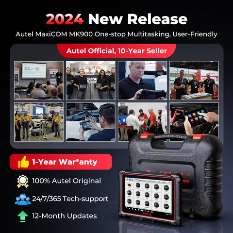 Autel MaxiCOM MK900 OBD2 сканер считыватель кодов DoIP CAN FD активный тест автомобильный диагностический инструмент считыватель кодов OBDII кодирование ключей PK MX808S