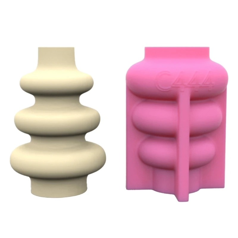 

Art Special-shaped Silicone Mold Flower Storage Vase Epoxy Resin Mold Suitable for Diy Crafts Container Home Decoration