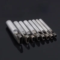 width 6mmdiy leather punch punch tool oval waist punch flat mouth punch rounded corners word punch