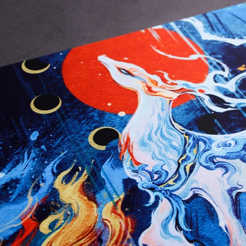 Коврик для мыши Esptiger QingSui Deer на микротканой резиновой основе Прямая поставка