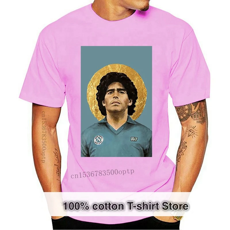 T-Shirt Maglia Diego Armando Maradona Napoli Calcio Vintage Anni 80 151 S-M-L-Xl Personality Custom Tee Shirt