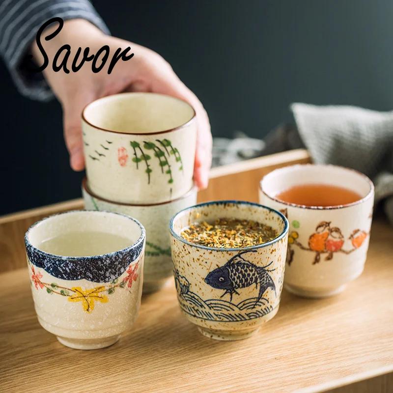 

Japanese-style ceramic antique white wine cup sake set home retro coffee cup wine pot shochu classical cup
