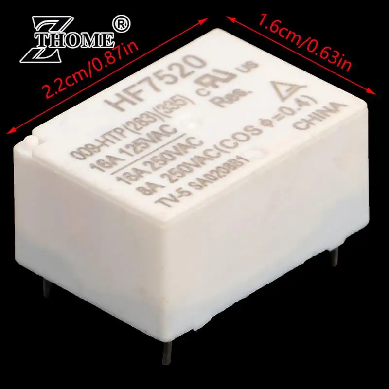 

Реле для электрического чайника HF7520 / 009-HTP 16A/10A