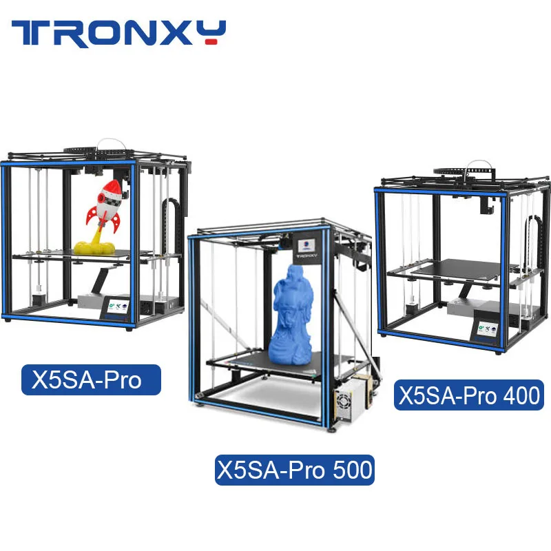 

Tronxy Upgraded X5SA PRO 3D Printer High Precision FDM 3D Printer Core OSG Double Axis External Guide Rail and Titan Extruder