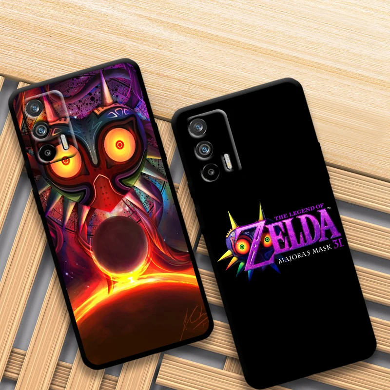 

The-Legend-of-Zelda game for OPPO Realme GT Neo Master Edition 8 7 Pro C21S Narzo 30 5G Fundas Soft Black Phone Case Coque