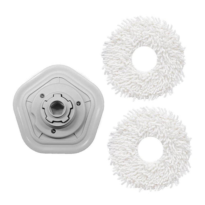 

3Pcs Upgraded Detachable Mop Cloth & Mop Stents For Xiaomi Dreame Bot W10 W10 Pro Vacuum Cleaner Replacement Accessories