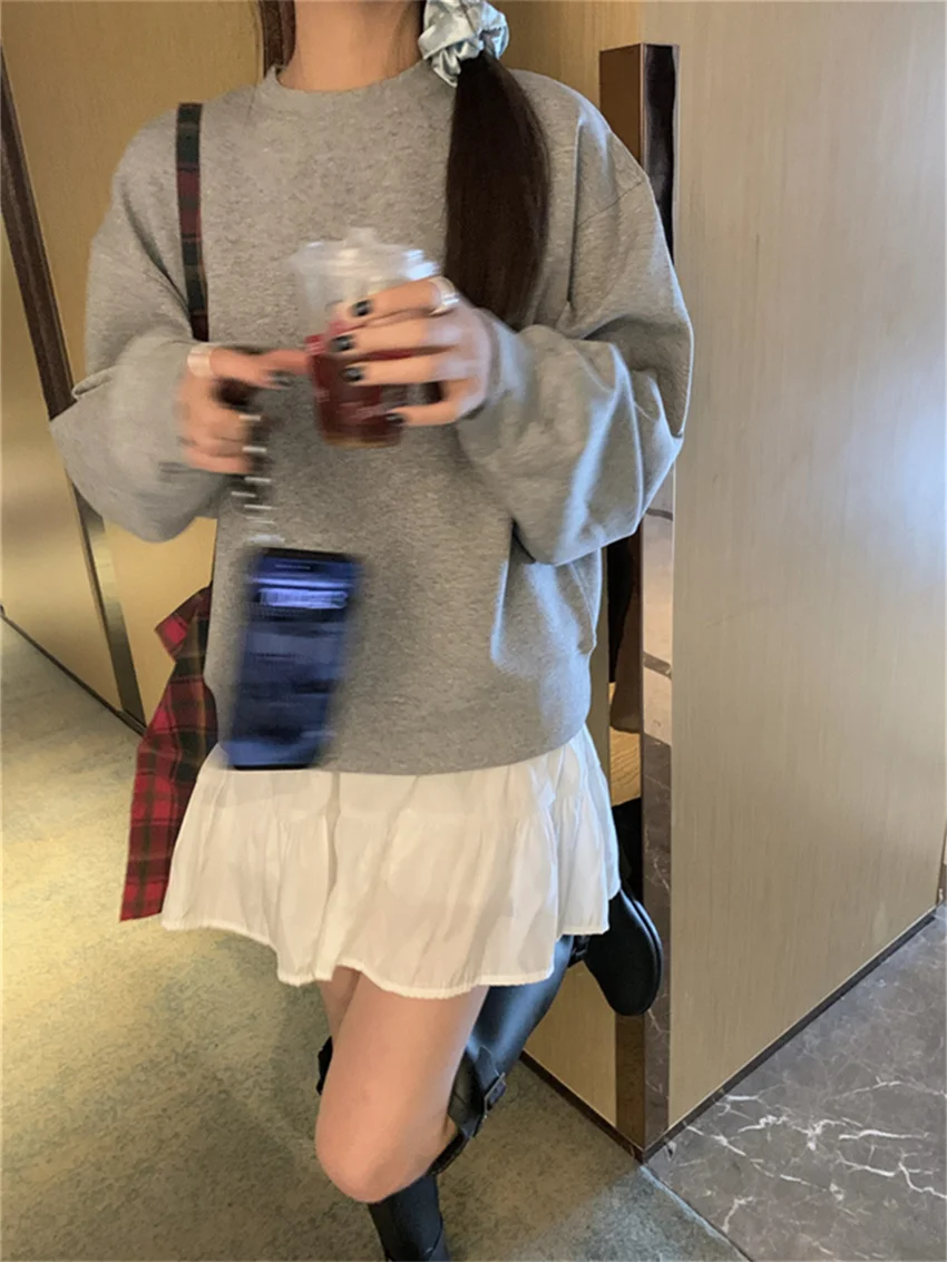 Alien Kitty 2023 Новое поступление однотонные свитшоты Женские повседневные