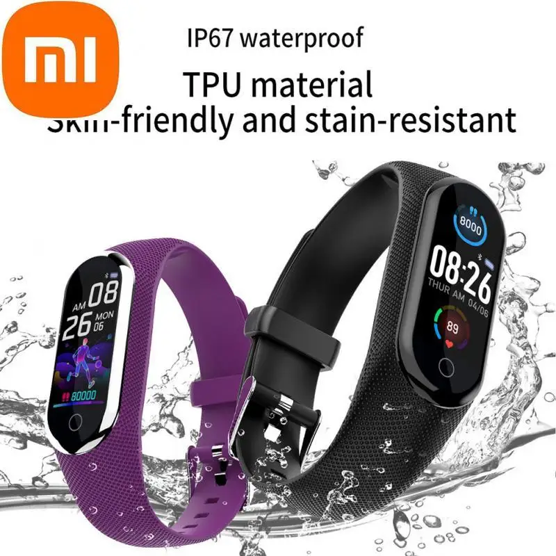 XIAOMI New M8 Smart Watch Men Women Sport Fitness Smartwatche Bracelet Bluetooth Pedometer Heart Rate Blood Oxygen Smartwatch |