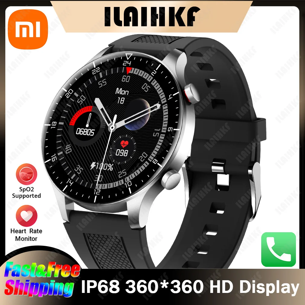 

Смарт-часы Xiaomi 2022 мужские водонепроницаемые IP68 спортивные фитнес-часы 360*360 HD экран женские умные часы с пульсометром