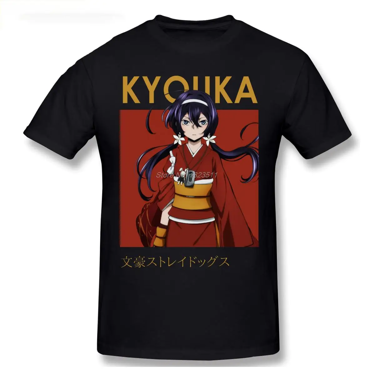 

Kyouka Izumi Bungou Stray Dogs Anime T Shirt Men WoMen T-shirt Short Sleeve Graphics Tshirt Harajuku Streetwear Tee Tops
