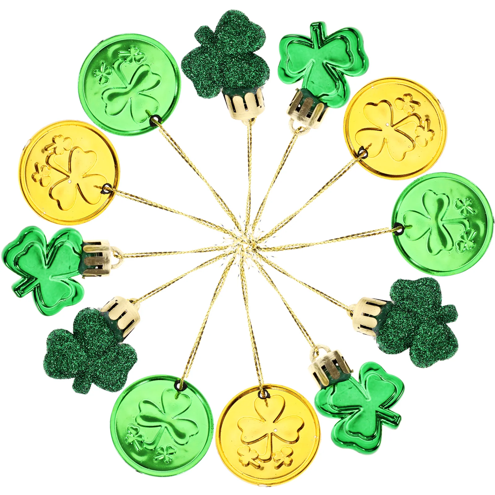 

Day Patricktree Decorations Keychain Pendant St Patrickshanging Shamrock Ornaments Leaf Four Charms Ornament Pendants Party