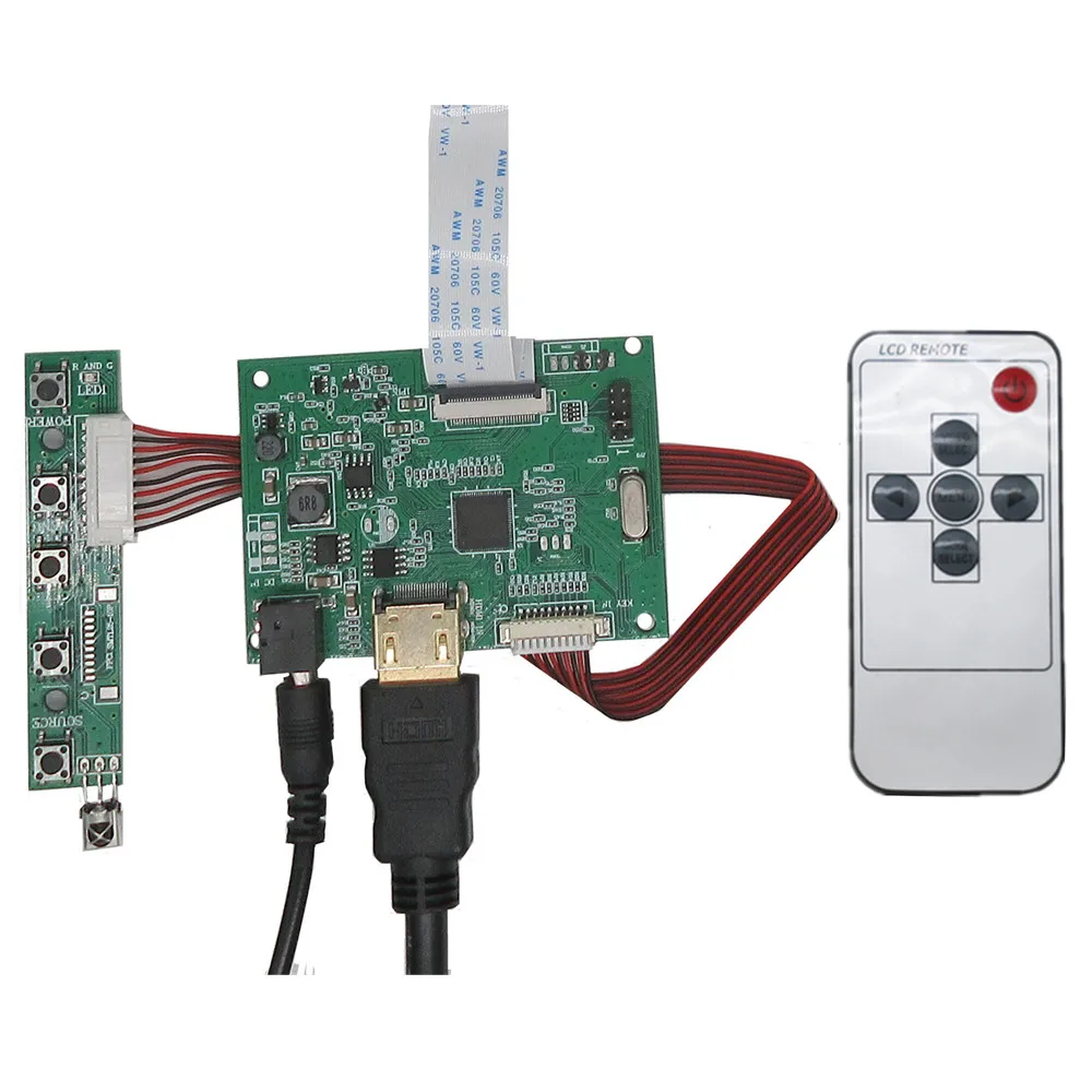 30-контактный EDP 1366*768 ЖК-Экран Дисплей HDMI-совместимая зеркальная плата управления