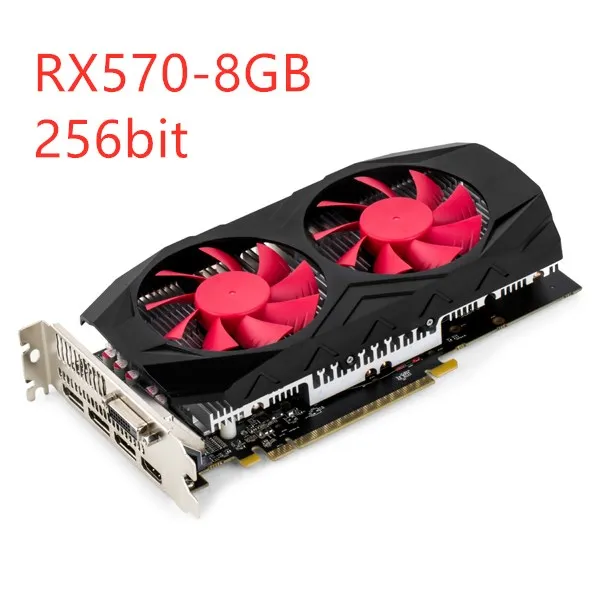 

Горячая Распродажа! Супер Настольный ПК RX570 8G Горячая Распродажа Новый RX 580- 8G 256bit gddr5 7gbps gpu RX550 RX560 RX5500XT rtx 2080 ti 11 ГБ
