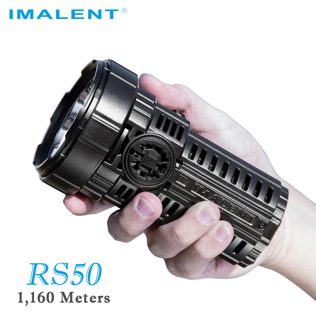 IMALENT RS50 EDC Powerful Flashlight 20000 Lumens CREE XHP50.3 HI LED Rechargeable Ultra-Bright Torch for Outdoor camping Hiking
