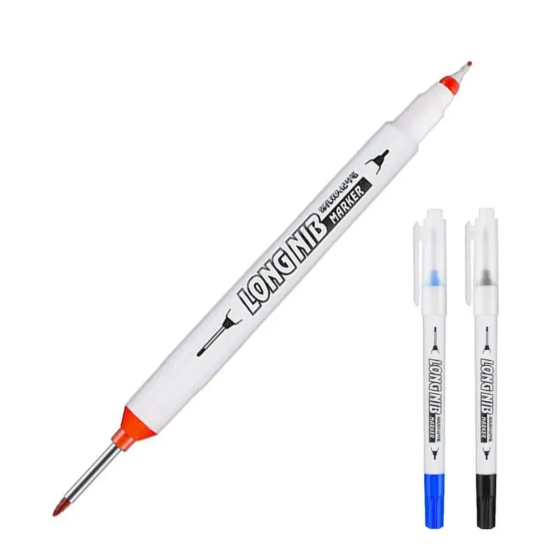 

Marking Pen For Metal 10pcs 20mm Long Nose Marker With Scale Marker Pens For Carpenters Builders For Lamp Drill Hole Position