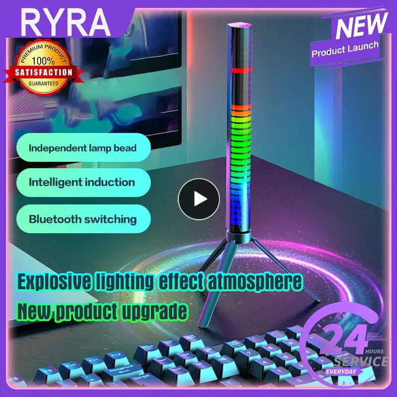 

Pickup Lights Colorful Sound Control Ambient Light Bar Portable Usb Rgb Decora Light 5v Led Light For Car/game Voice Activated