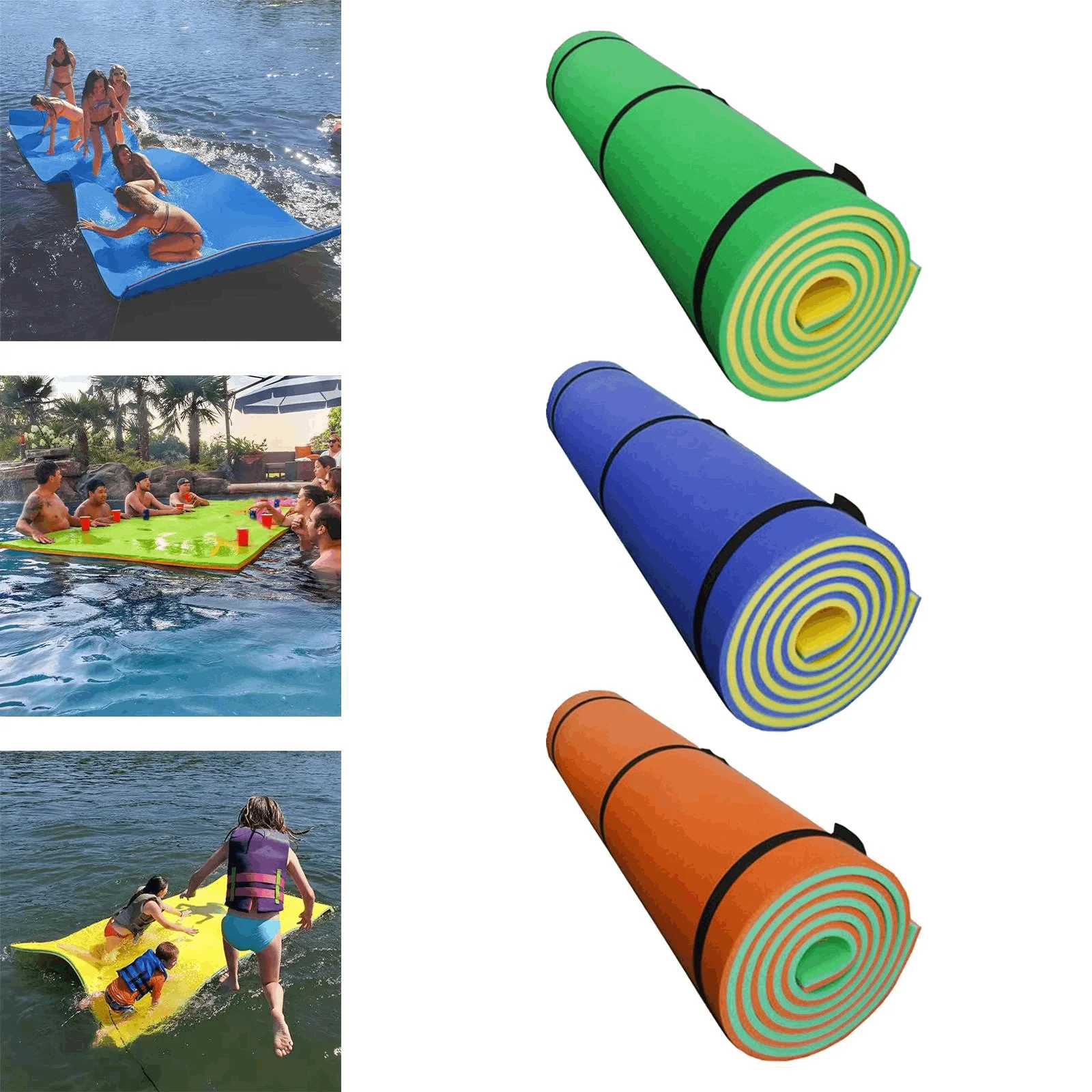 Плавающее одеяло XPE шезлонг для бассейна плавающий плед аквапарка развлечения