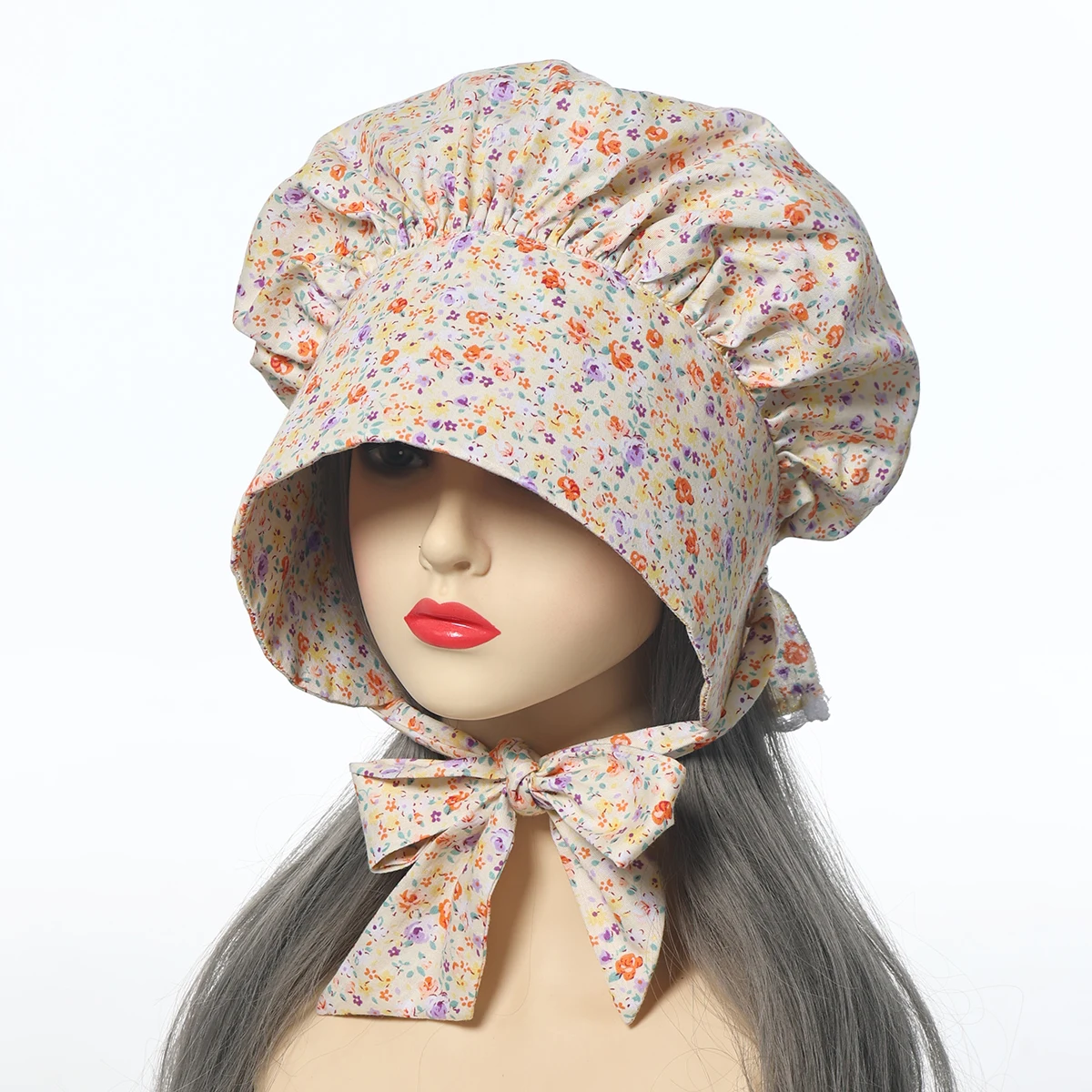 Шляпка Швабра женская в стиле колоколоний средневековая шапочка для пионерских