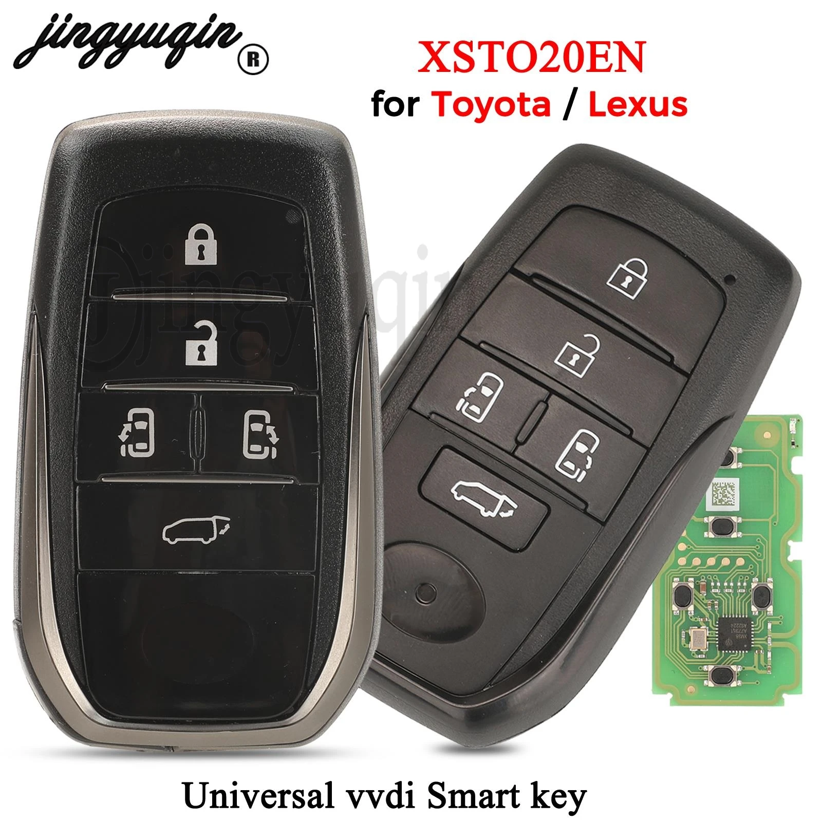 Замена jingyuqin XSTO20EN для Toyota TOY-T XM XM38 универсальный Смарт-автомобиль VVDI Key Toy40 Balde fob 5