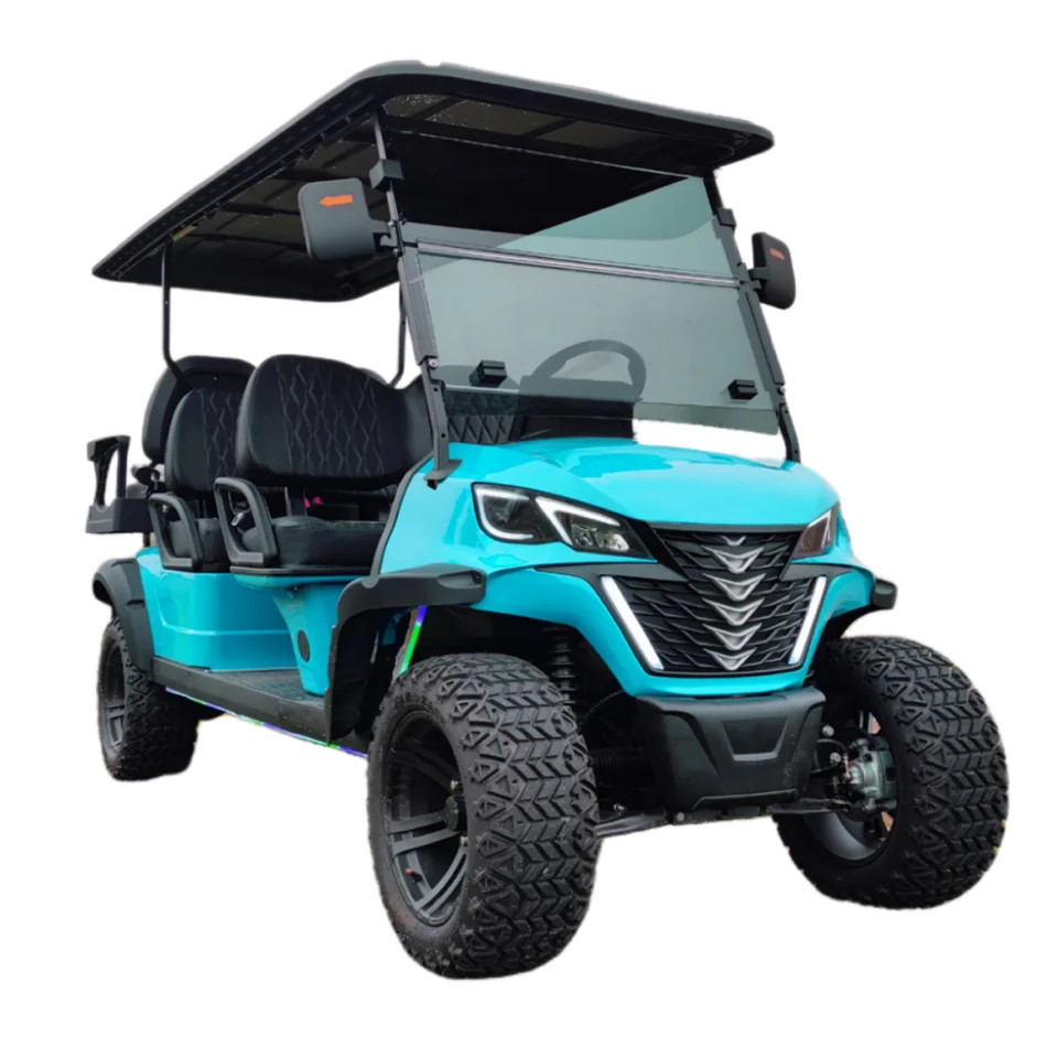

CE Approved Electric Golf Buggy 4 Wheel 4 Seat Golf Car Vehicle 48/6072V Electric Golf Cart