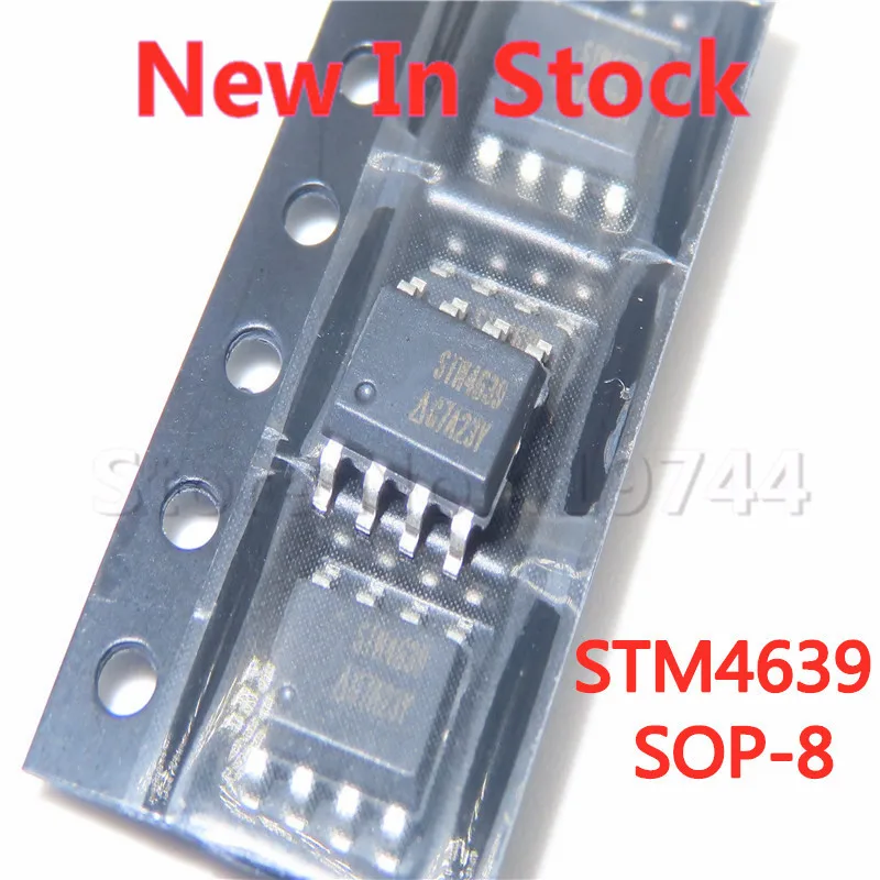 

5PCS/LOT STM4639 STM4639T SOP-8 P-channel 35V 14A MOS tube power chip In Stock NEW original IC