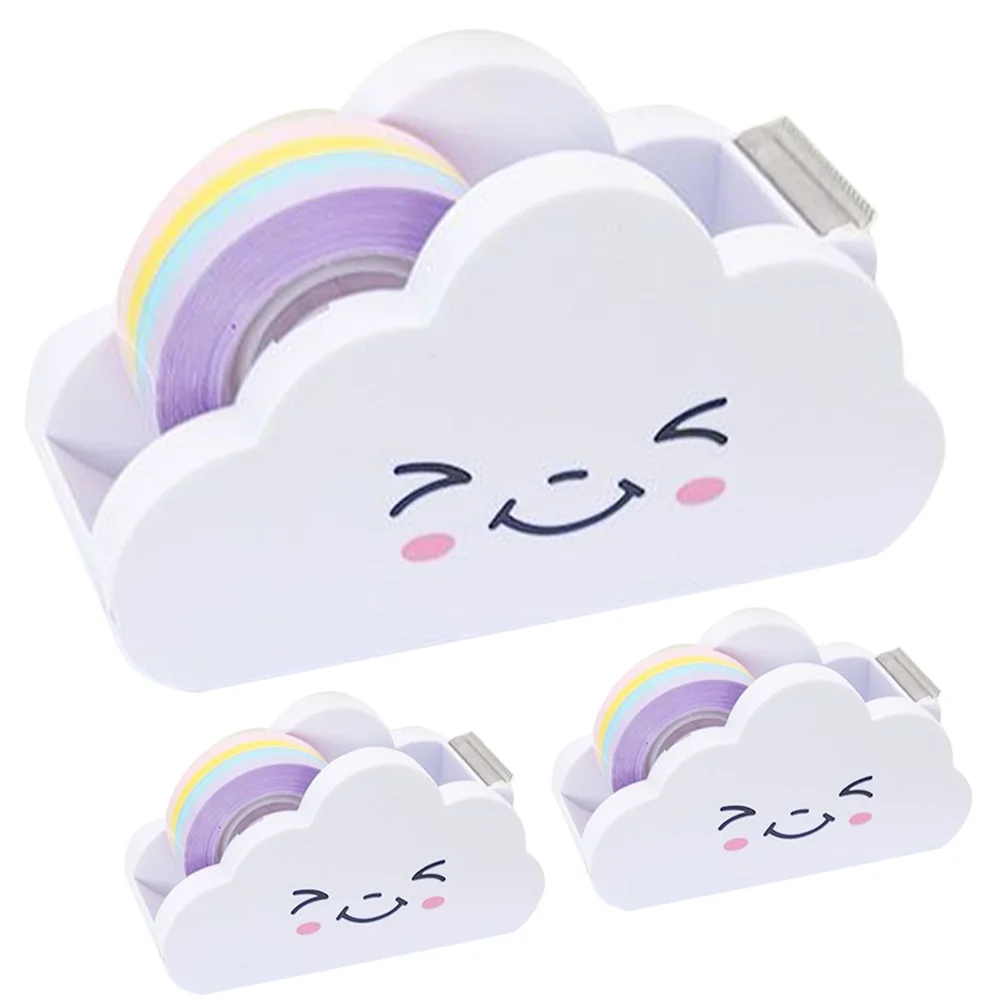 

Tape Desk Dispenser Supply Office Holder Fun Household Desktop Sticker Accessory