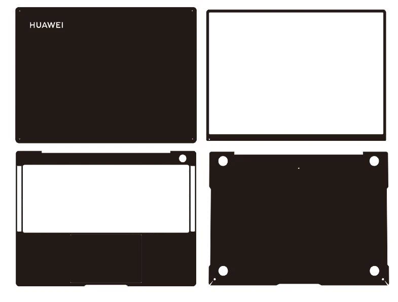 

Наклейка на ноутбук из углеродного волокна KH, защитная наклейка, защитный чехол для HUAWEI MateBook B7-410, 15,6-дюймовый ноутбук