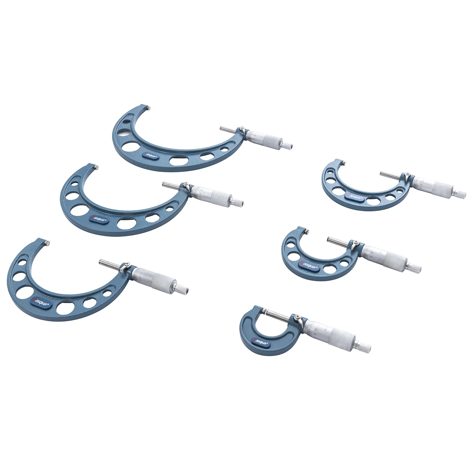 Dasqua 6 шт. внешняя фреза 0-25 мм 25-50 50-75 75-100 100-125 125-150 аналоговый внешний микрометр