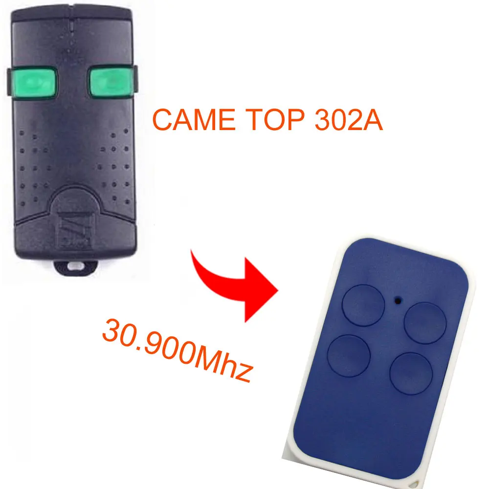

Remote control COMPATIBLE CAME TOP 302A 30.900Mhz 2 canaux TEN DIP-SWITCHS