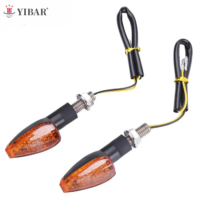 

14LED Universal Motorcycle Flashing Turn Signal Light Lamp Indicator Light Amber Blinker Light LED Flasher Relay 12V