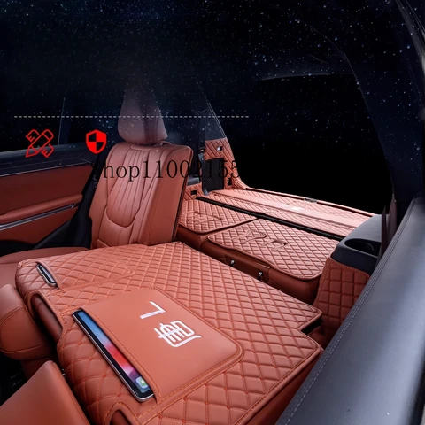 Для BYD TANG L DM/EV 2025 2026 кожаный автомобильный коврик для багажника, подушка багажника, коврик для багажника, лоток для заднего багажника, чехол для багажа, защита