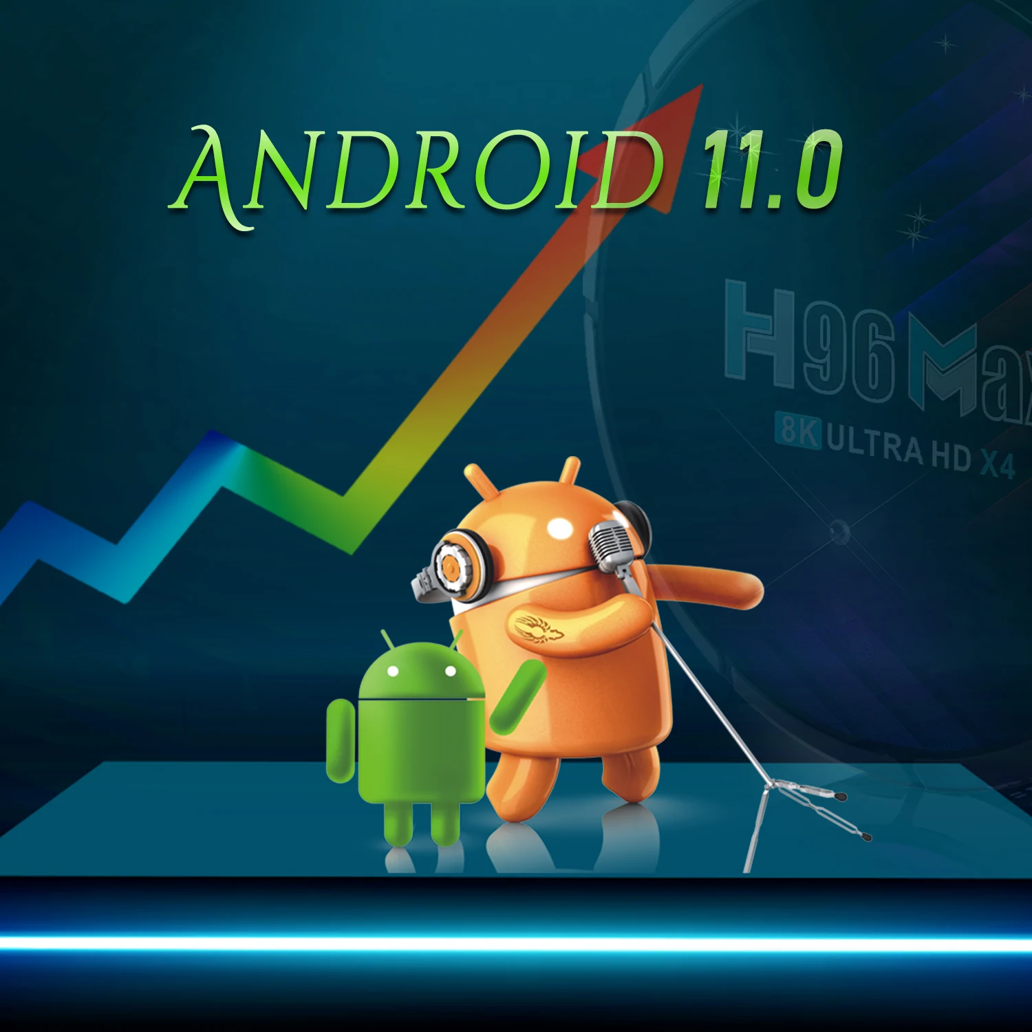 ТВ-приставка H96 MAX X4 Android 11 Amlogic S905X4 4 ГБ 64 4K 1080p 3D видеоплеер 5G Wifi | Электроника