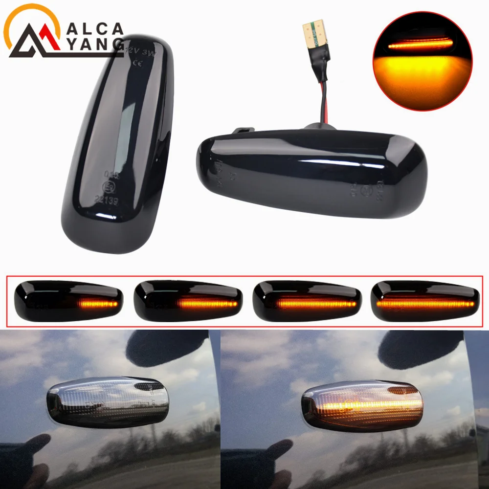 

Динамический светодиодный указатель поворота на боковое крыло для Hyundai Elantra i30 Azera Avante Kia Rio 3 Ceed ED Carens M...