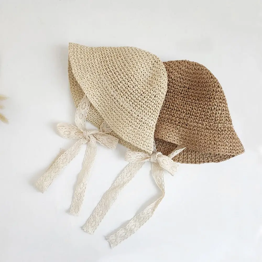 

Модная Солнцезащитная Детская Повседневная Панама, кружевная детская шапка, Пляжная шапка, Соломенная Шапка