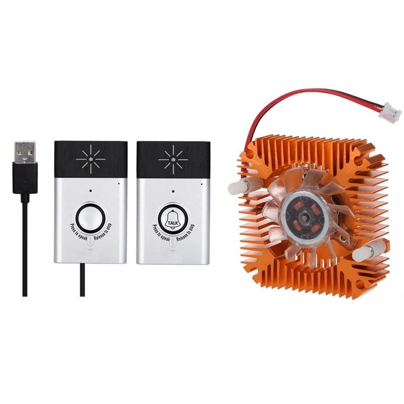

Botique-PC Computer Laptop CPU VGA Video Card 55Mm Cooler Cooling Fan Heatsink With Wireless Intercom Doorbell