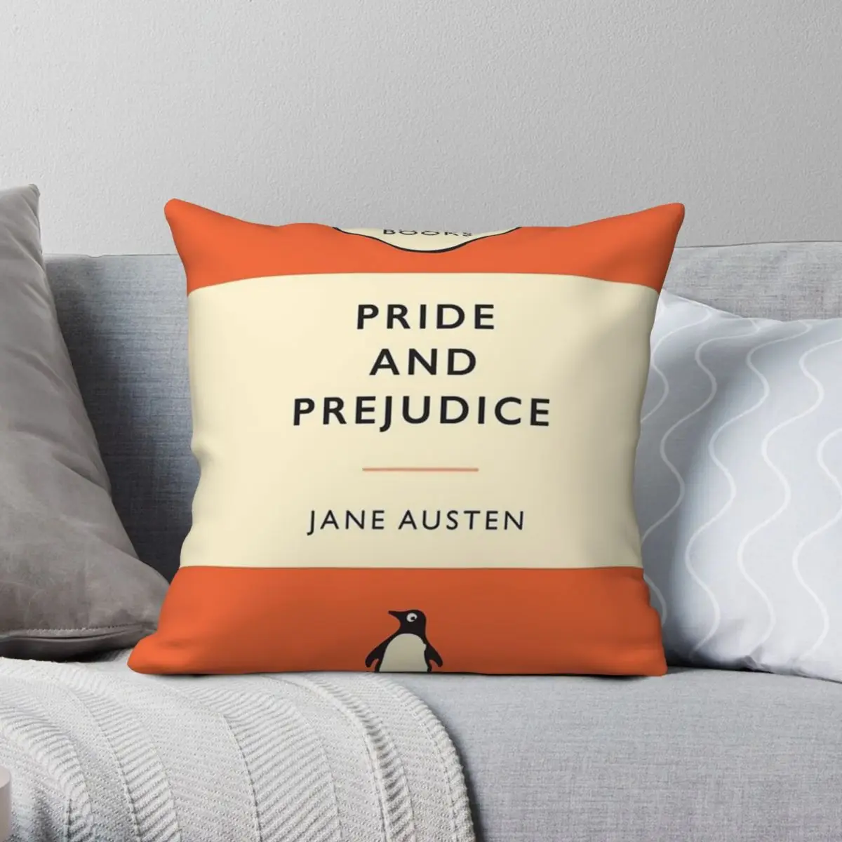 

Pride And Prejudice Square Pillowcase Polyester Linen Velvet Printed Zip Decorative Pillow Case Car Cushion Cover