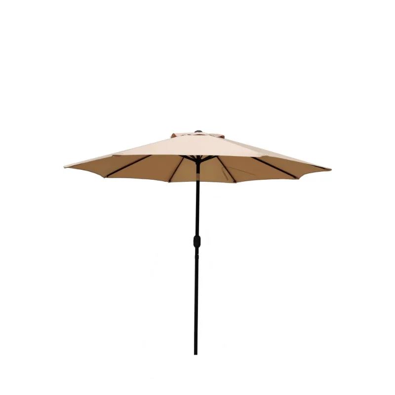 

Women's Rain Umbrellas 9-Foot Patio Umbrella With Vent and Tilt Mechanism (Beige) Wind Resistant Umbrella Lightweight Small Gear