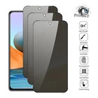 Защитное стекло для Xiaomi Redmi Note 1098 Pro9s10s8T9T, пленка антишпионская, закаленное стекло для Poco X3 Pro, NFC, F3, M3, 1-3 шт.