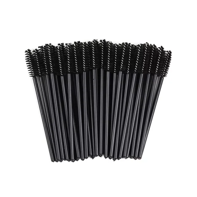 

Disposable Eyebrow Eyelash Brushes Comb Eyelash Spoolies Lash Wands Makeup Brushes Mascara Wands for Eyelash Extensions
