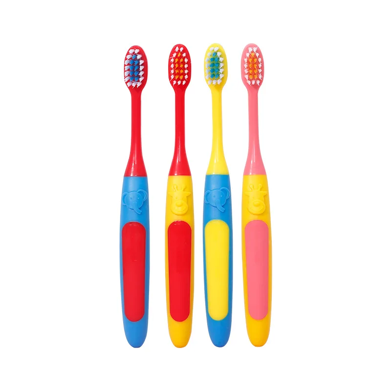 

1pcs Children Cartoon Handle Infant Anti Bacteria Good Cleaning Baby Toothbrush Oral Care Tool Kids Toothbrush 2-12Y