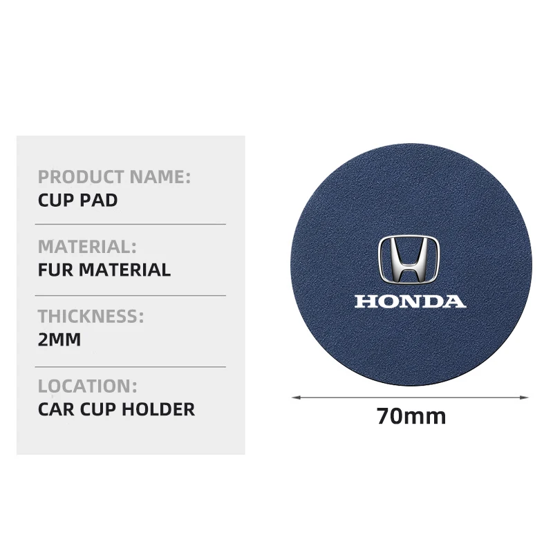 2 шт. автомобильные кожаные подставки для воды противоскользящие коврики