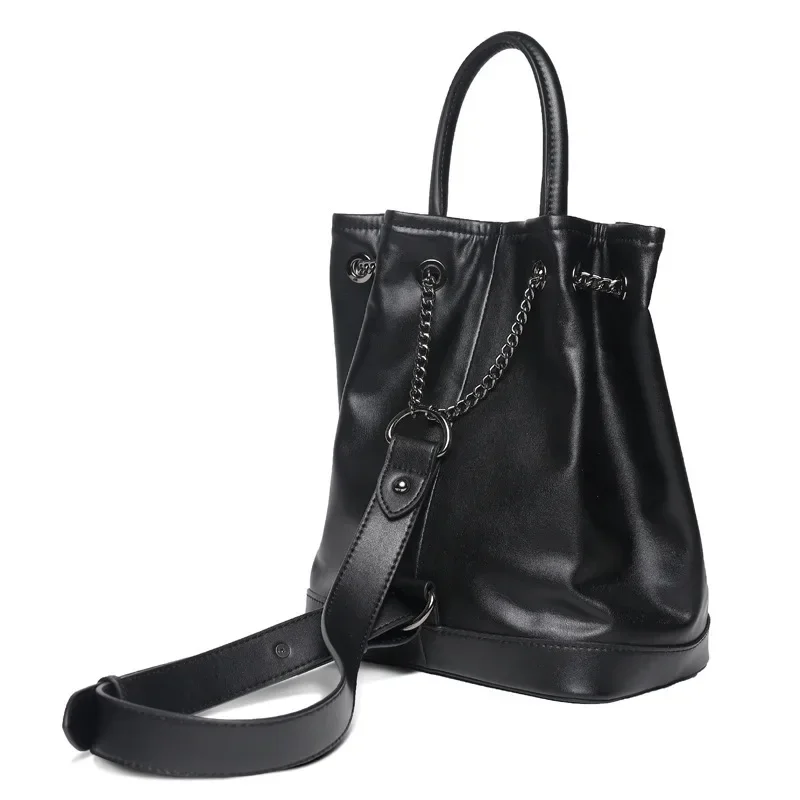 Женская сумка через плечо большой вместимости подмышки женская сумка-ведро из